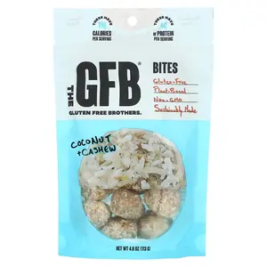 The GFB Gluten Free Bites, Coconut + Cashew, 4 oz (113 g)
