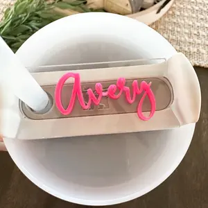 Personalized Clear Acrylic Nameplate