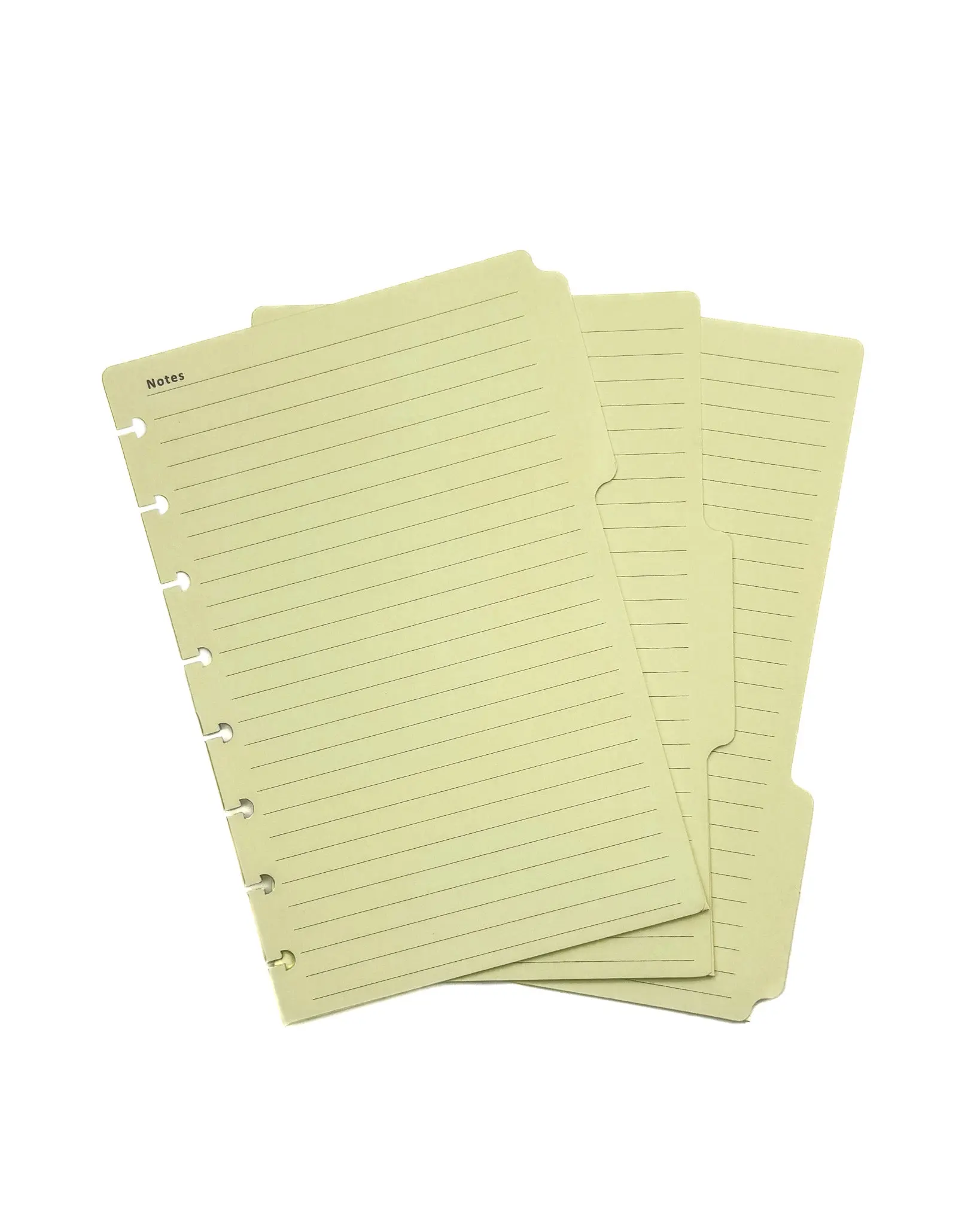 Tabbed Planner Divider Folders | Set of 3 | Green