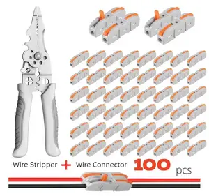 Wire Quick-Connect Kit: stripper + connectors. For 28–12 AWG. Faster, easier wiring.