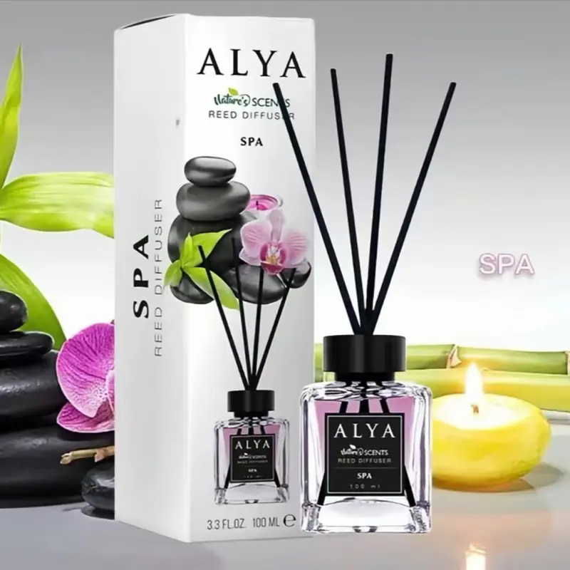 Best Reed Diffuser Set 110 ML Aromatherapy Diffuser with Sticks - Calming Home Fragrance Air Diffuser for Bathroom, Living Room & Office - Gift Scented Oil