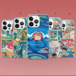 Ponyo Phone Case: Studio Ghibli Goldfish Cover,Suitable for iPhone 17/16/15/14/13/12/11 Pro Max/Plusand Samsung Galaxy S23-25, shock-absorbing,