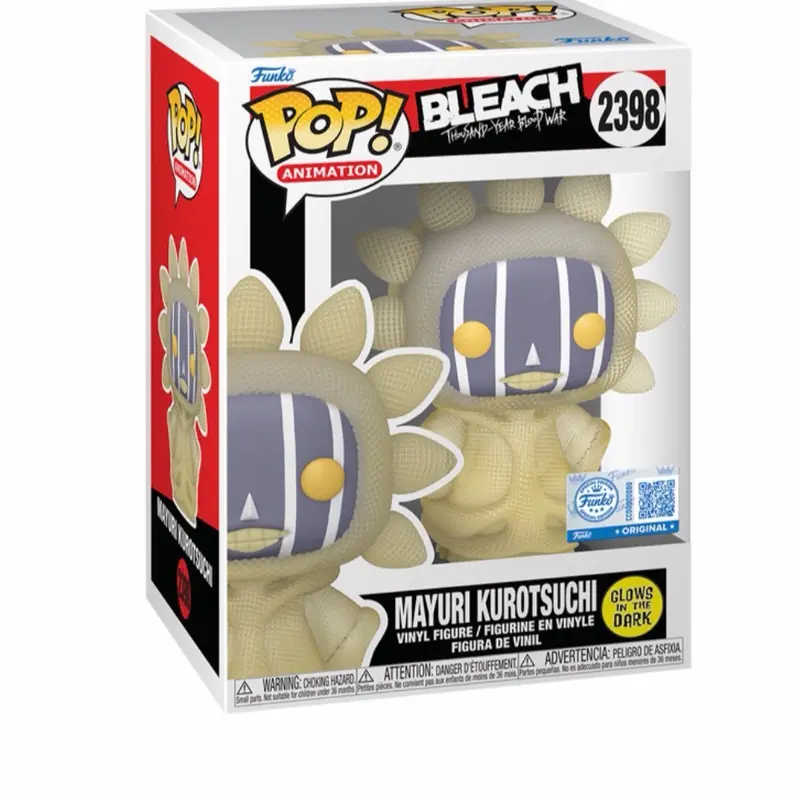 Funko Mayuri Kurotsuchi Character Vinyl Figure - Bleach Series #2398, Glow-in-the-Dark (GITD) Collectible Figurine for Gifting