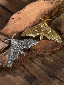 Viking Vintage Moth Hair Clip, Trendy Simple All-Season Animal Pattern, Nordic Norway Style Party Accessory, Valentine's Day Mother's Day Birthday Gift