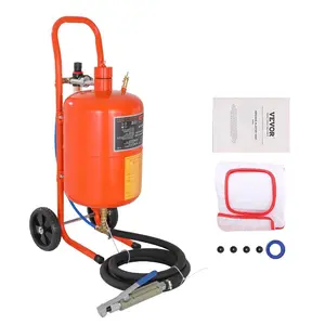 Sand Blaster VEVOR 10Gal Pot Sandblaster, 125 Psi Pressure Sand Blasting Complete Kit for Paint, Stain, Rust Removal and Special Surface Treatment of MaterialVEVOR Super Brand Day