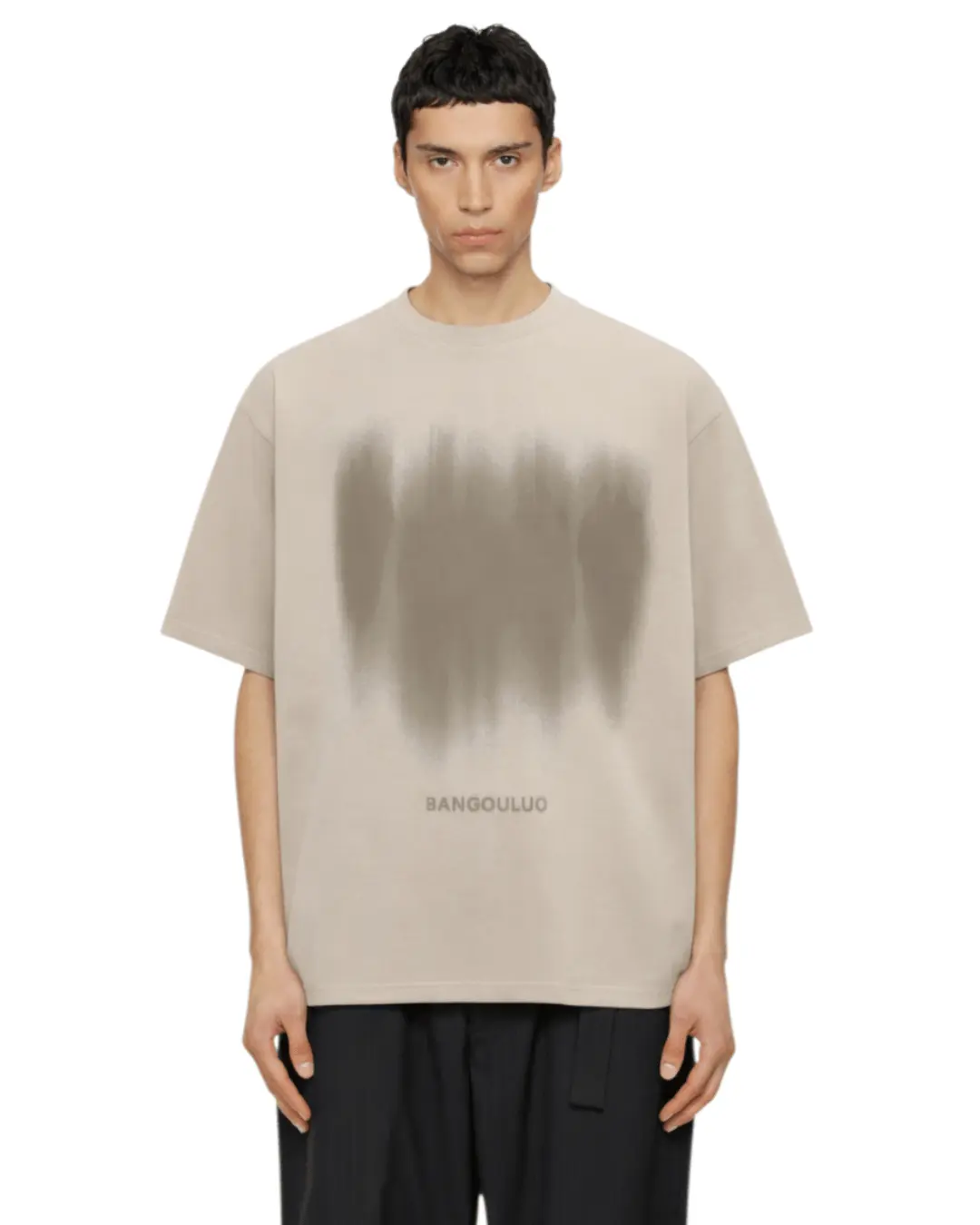 Men's Round Neck Short Sleeve Oversized T-Shirt