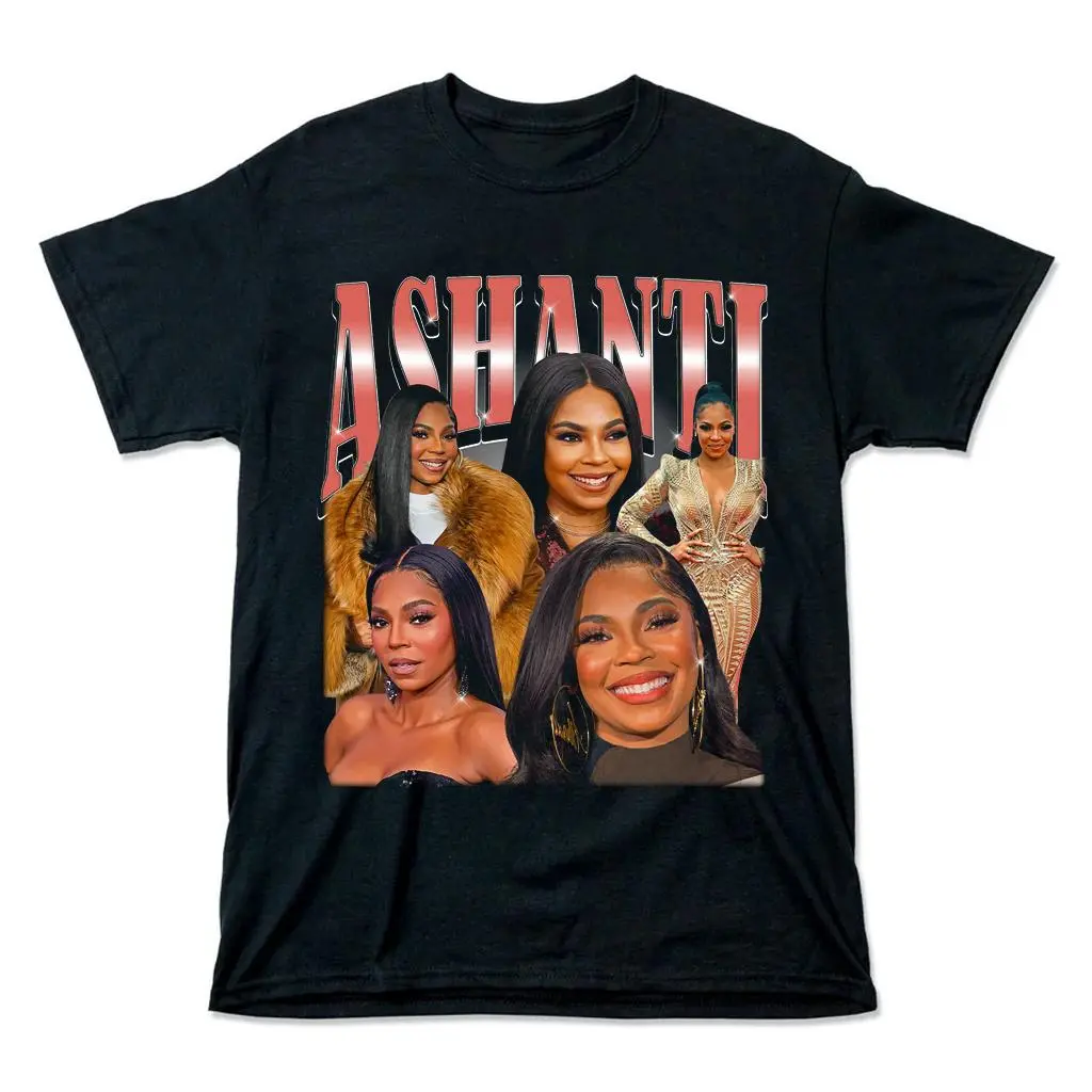 Ashanti Graphic T-Shirt - Men's Casual Vintage-Style Streetwear Tee in Cotton with Short Sleeves, Tshirt, Menswear, 5Xl, Shortsleeve, Print, Round Neck, Top, Basic, Crew Neck, Digital Print, Fitted, Machine Washable