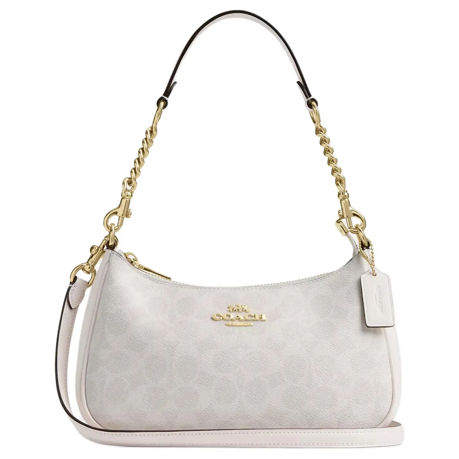 COACH Teri 25 Detachable Strap Crossbody Bag in Chalk White for Women