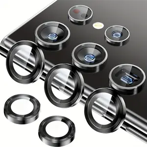 Camera Lens Protector, Cell Phone Lens, Premium HD for Samsung Galaxy S25 S24 S23 S22 Ultra S25 S24 S23 S22 Plus FE S26/S26 Plus/S26 Ultra, Easy Install, Scratch Resistant, Slim Fit - Black, 9H Hardness, Anti-Scratch