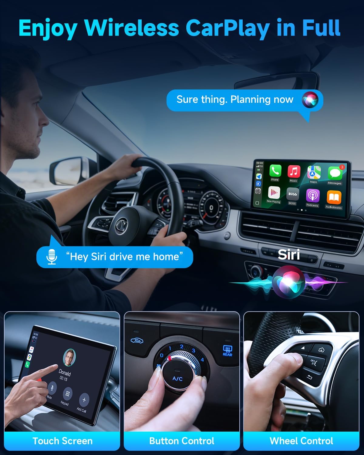 Fahren Wireless CarPlay Adapter | Plug & Play USB Wireless CarPlay Converter for Cars Fahren Wireless CarPlay Adapter | Plug & Play USB Wireless CarPlay Converter for Cars