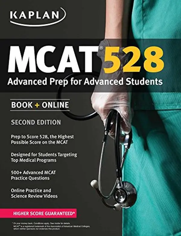 USED Book - Kaplan MCAT 528: Advanced Prep for Advanced Students (Kaplan Test Prep) by Kaplan (Paperback) - english