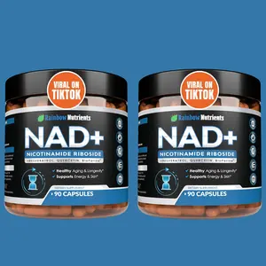 (2-pack) 13,510mg NAD+ Supplement- Nicotinamide Riboside, Resveratrol, Quercetin & BioPerine (High Absorption)- Liposomal NAD Booster for Anti-Aging, Cellular Energy, Skin- For Women & Men- 180 V Capsules