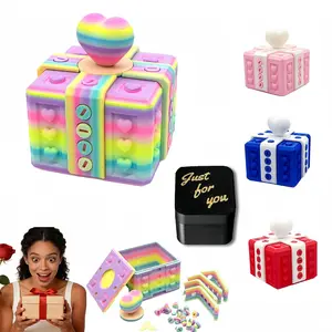 Valentine's Day fun box, Annoying Present Box with Screws, middle finger gift, Quirky gift, heart-shaped surprise gift Boxes, irritating surprise, prank present for all occasions, Annoying 3D printed screw gift boxes