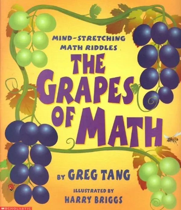 USED Book - The Grapes of Math: Mind Stretching Math Riddles by Greg Tang (Paperback) - english