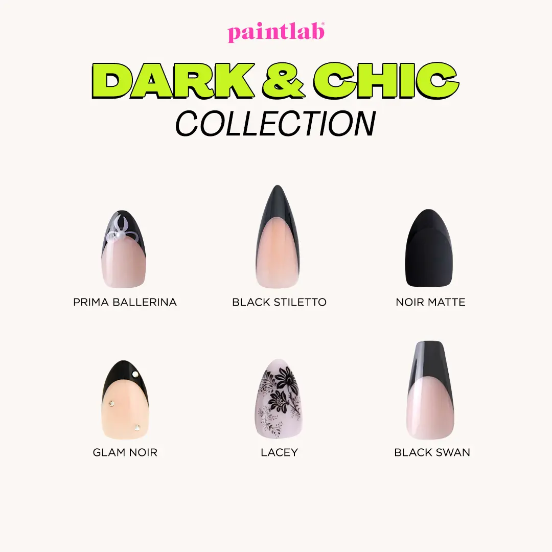 Dark & Chic Press On Collection