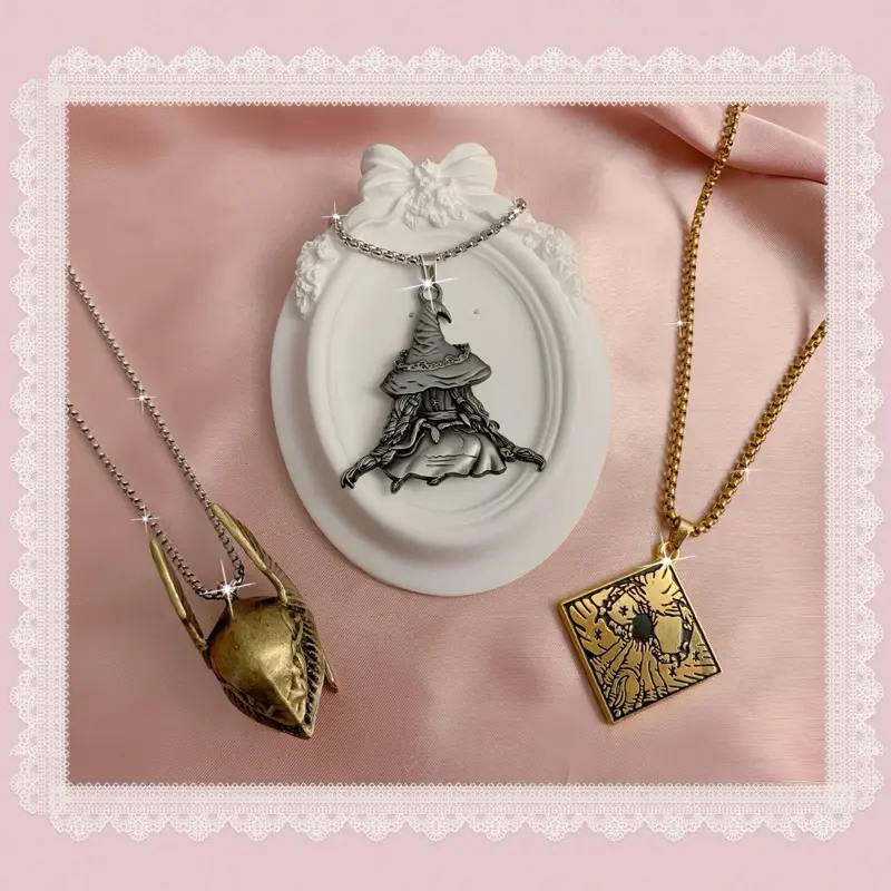 Handmade Custom Malenia Video Game Elden Dark Souls inspired Ranni Starscourge Radahn Talisman Gamer Jfashion Kawaii Vkei Cosplay Necklace
