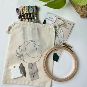 Boho Botanicals Stick & Stitch Kit