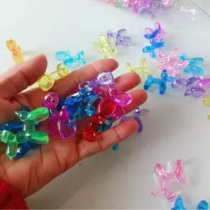 Colorful Resin Balloon Dog Figurines, 10/15/20/40/100 Set, Vibrant Acrylic Crystal Decorations, Party and Home Decoration, Indoor/outdoor Use, Funny Home Decor