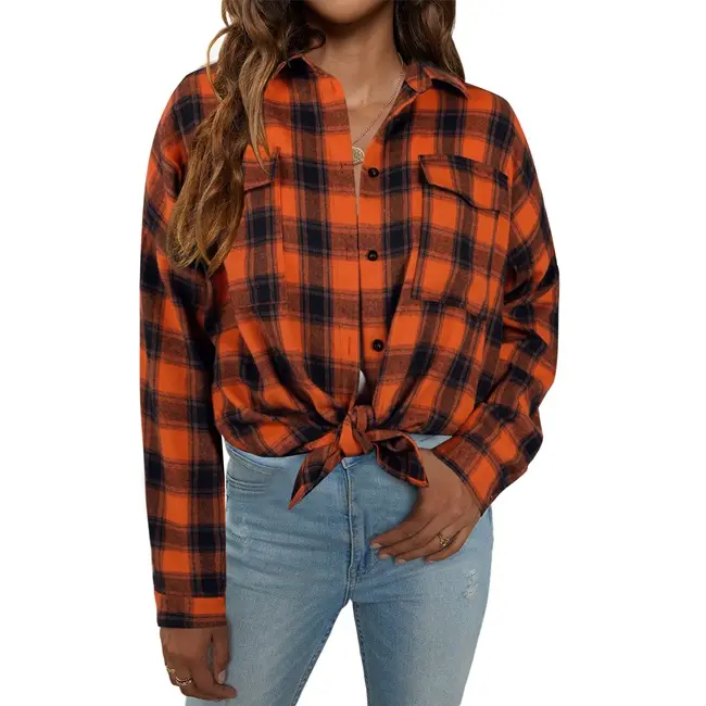 Orange Plaid