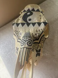 rhinestone cow skull