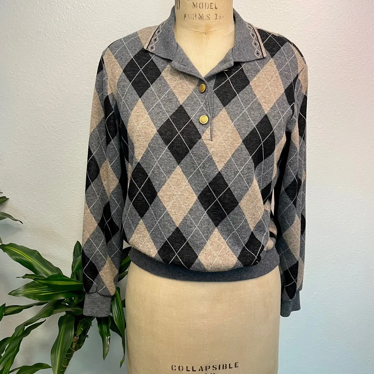 ️Perfect Vintage Grandpa Sweater from Alfred Dunner in Size Small ️ Made in the US