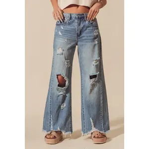 SM Mid Rise Wide Fit Jeans