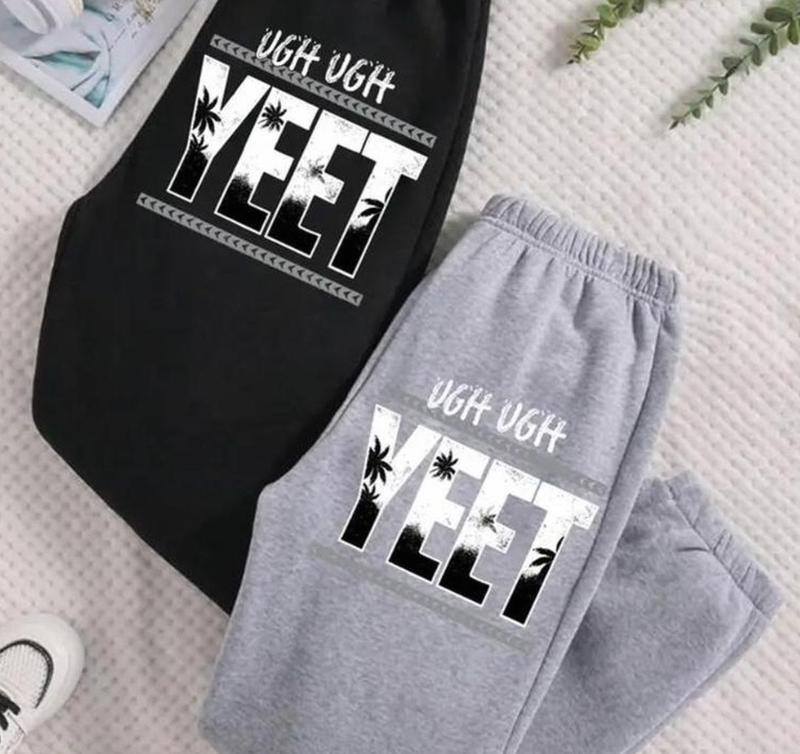 Black Jey Uso Four Letters Sweatpants, WWE Sweatpants Unisex Pants Men's Jogging Pants