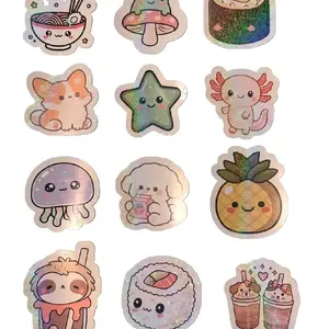 12  pcs  2×2 decor stickers.