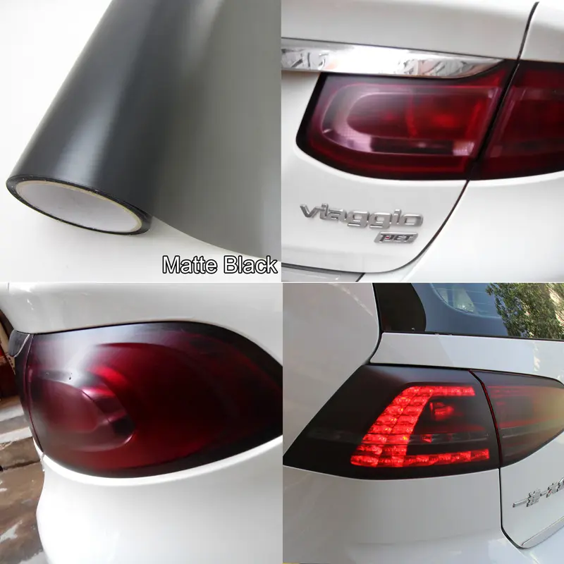 Auto Car Smoke Black Fog Headlight Film Taillight Tint Vinyl Sticker Waterproof Car Styling