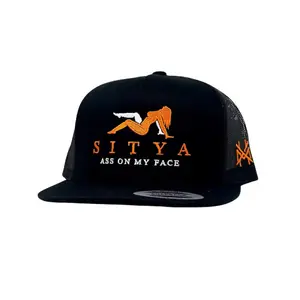 SITYA Mesh Snapback Hat — Hip-Hop Style Cap featuring "Sexy Girl Love" Embroidery (European Style)