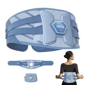 SKG QS300 Lumbar Support Belt with Heat & Massage - 4500mAh Back Pain Relief | Lightweight, Detachable, 3-in-1 Therapy