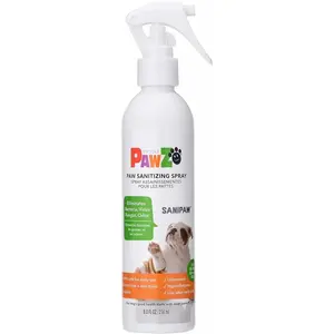 PawZ SaniPaw Dog Paw Cleaner and Odor Eliminator Spray, 8 Oz Paw Sanitizer and Dog Repellent Spray, 1 Pack