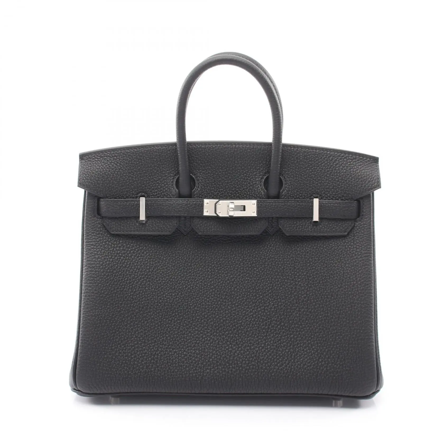 Pre-owned HERMÈS Calfskin Shoulder Bags Hermes Birkin25 Togo Leather