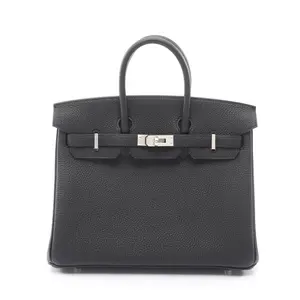 Pre-owned HERMÈS Calfskin Shoulder Bags Hermes Birkin25 Togo Leather