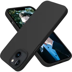 OTOFLY Designed for iPhone 13 Case, Liquid Silicone Shockproof Slim Thin Phone Case, 3 Layers Full Phone Covered Soft Case Protective Phone Cover Protection Cellphone