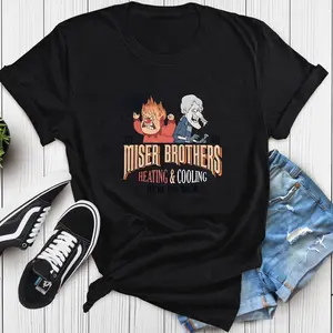 Unisex Miser Brothers Heating & Cooling T-Shirt - Classic Holiday Movie Graphic, Casual Wear