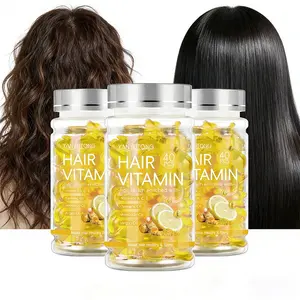 1 bottle/3 bottles 40 capsules of keratin vitamin essence hair capsule - rich in morocco nut oil, Argan, avocado oil, jojoba oil, vitamin capsule to keep hair healthy - moisturizing, Nourishing, suitable for all hair types