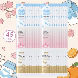 Laikou Sakura Milk & Snail Sleep Mask, Hydrating Night Cream, Skincare, Moisturizing Face Care, Moisturizer, Moisture, Moisturizing Facial Mask, Moisturizing Beauty Mask, Hydration Mask