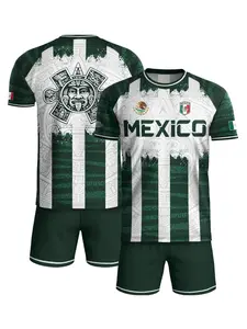 Mexico Aztec Calendar Sun God Heritage National Soccer Jersey, Sporty Style Tee, All Seasons Wear, Fitted Long Track Shorts, Soccer Uniform