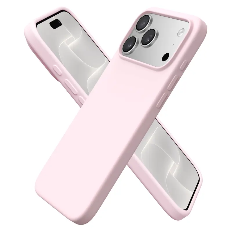 ORNARTO Liquid Silicone Case for iPhone 18/17/16/15 Series - Soft Protective Phone Cover with Microfiber Lining, Comfortable Grip, Raised Camera and Screen Edges, Easy to Clean