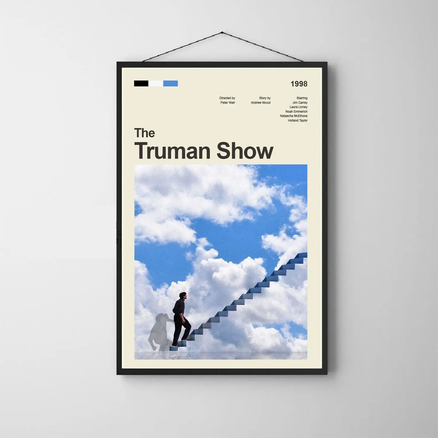 The Truman Show Poster, Wall Art Decor for Room, Aesthetic Home Decoration, Modern Trendy Design