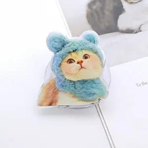 1pc Cute Cat Magnetic Phone Stand, Expandable & Portable, Must-Have Desk Phone Holder for Commuting, Minimalist Design, Adorable Phone Accessory