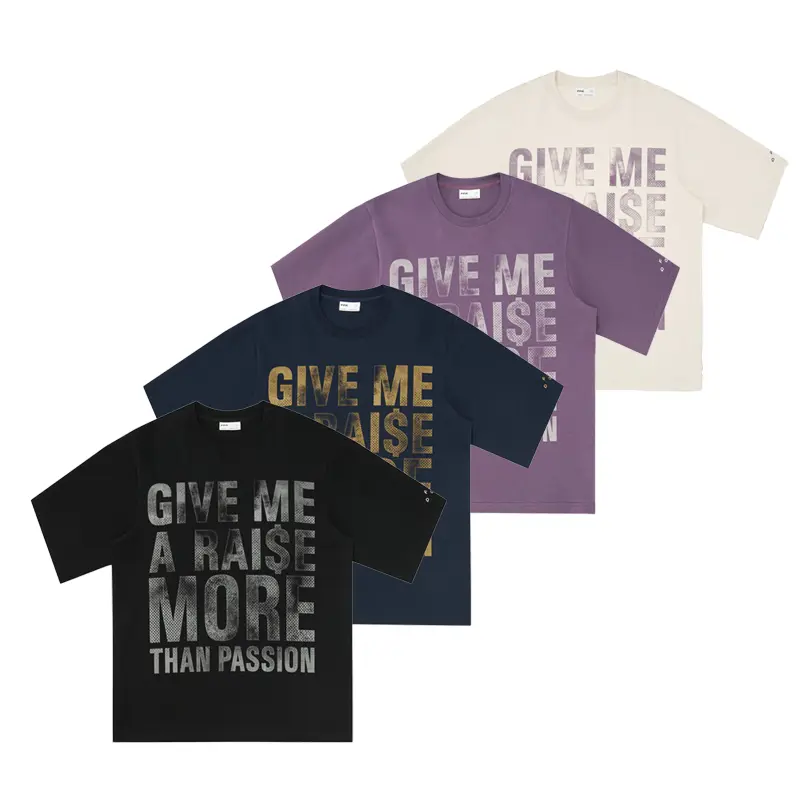 FPA Unisex Sarcastic Work T-Shirt – “Give Me a Raise” Graphic Tee, Oversized Casual Top, Funny Employee Outfit, Soft Cotton Streetwear