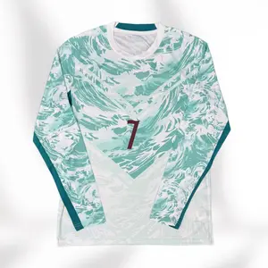 2026  Away Long-Sleeve No. 7 Ronaldo Soccer Jersey