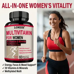 Women's Multivitamin – Methylated Womens Multivitamins & Multiminerals Supplement with Vitamin B12, A, D, C, Zinc, Magnesium & More for Complete Daily Support - 60 Capsules
