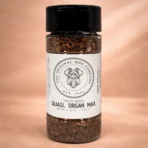 Freeze-Dried Quail Organ Max Topper for Dogs & Cats | Meal Topper