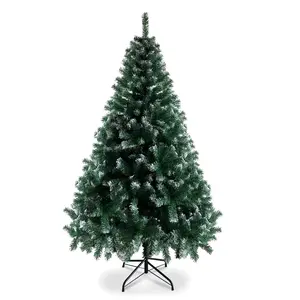 6FT Iron Leg White PVC 812 Branches Christmas Tree Does not apply