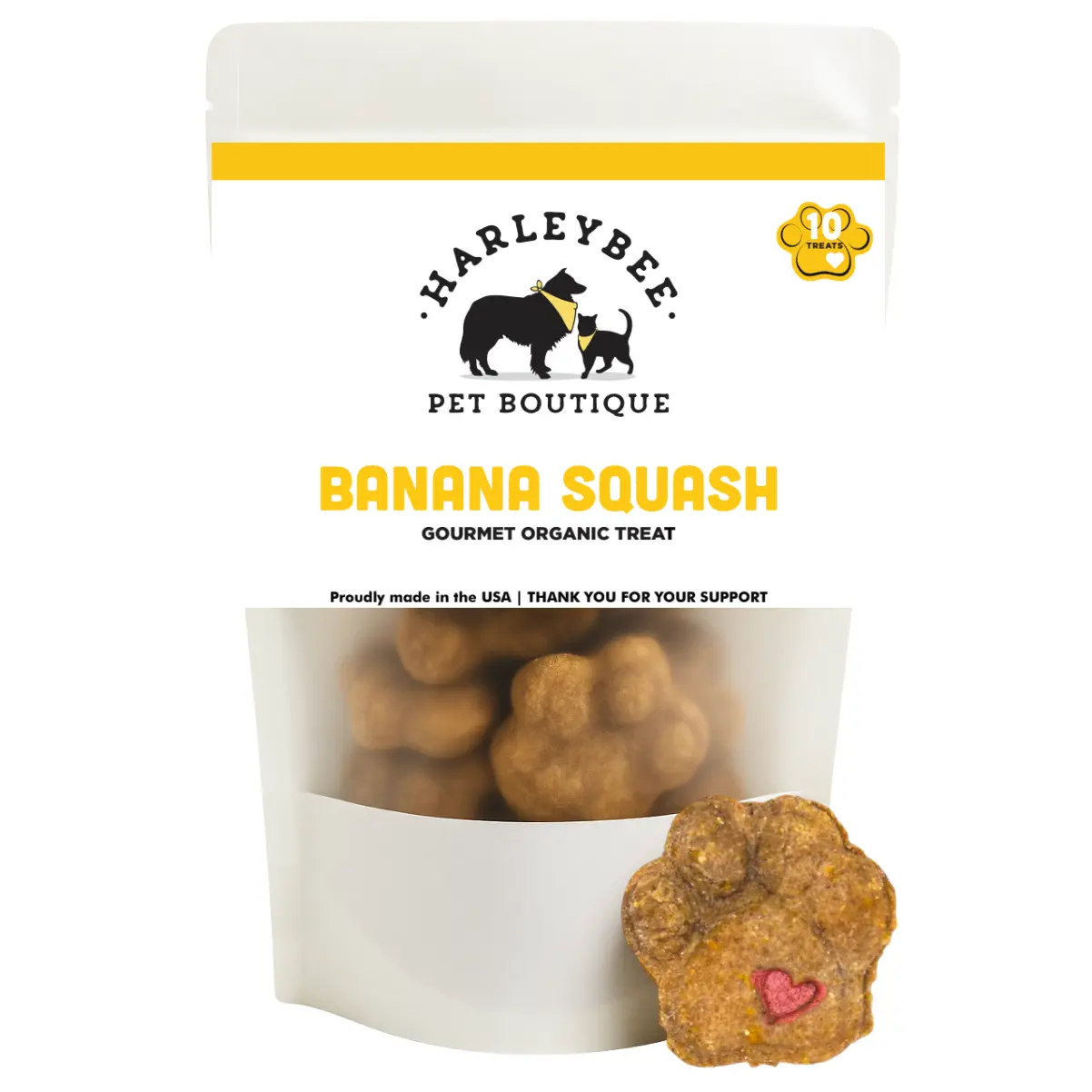 Banana Squash Organic Homemade Dog Treats
