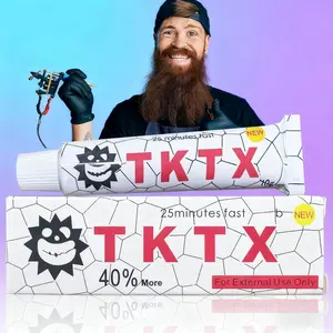 Tattoo KreamTX Professional Tattoo Assistance Tool - Soothing Cream for 4-8 Hours of Local Relief, Maximum Intensity, and Personal Care  Painless