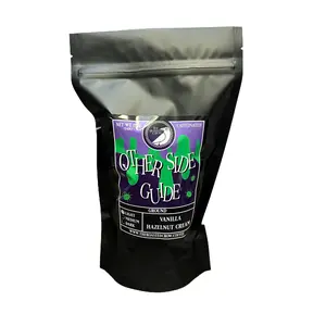 Other Side Guide Coffee - Light Roast Brazillian Coffee Beans with Vanilla Hazelnut Cream Flavor - 12 oz Bag - Hot or Iced Beverage